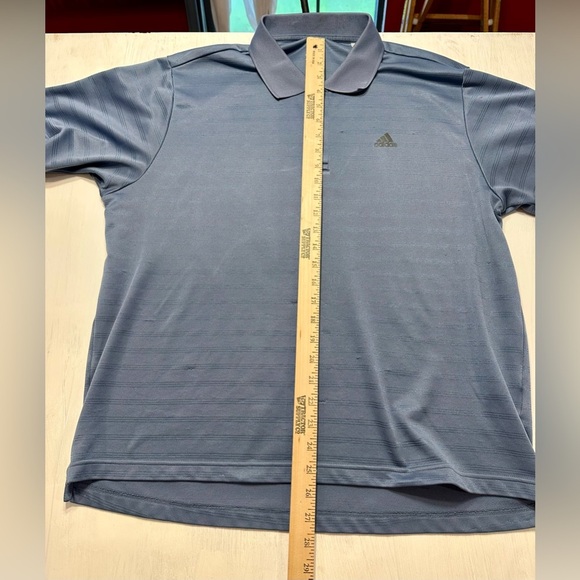 Adidas Golf Polo Shirt Men’s XL Blue Short Sleeve Performance Moisture Wicking - Picture 5 of 13